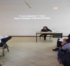 Capacitación: Lineamientos del nuevo sistema Procesal Penal.