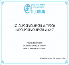 DIA DEL DEFENSOR