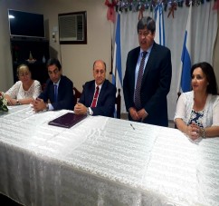 EL MINISTERIO DE LA DEFENSA FIRMO UN CONVENIO PARA ABRIR UN CENTRO DE ATENCION JUDICIAL EN ALDERETES