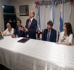 EL MINISTERIO DE LA DEFENSA FIRMO UN CONVENIO PARA ABRIR UN CENTRO DE ATENCION JUDICIAL EN ALDERETES
