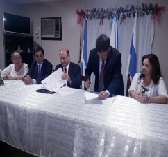 EL MINISTERIO DE LA DEFENSA FIRMO UN CONVENIO PARA ABRIR UN CENTRO DE ATENCION JUDICIAL EN ALDERETES