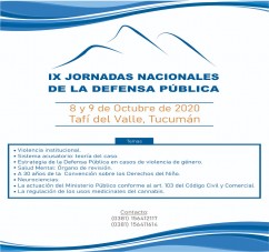 IX JORNADAS NACIONALES DE LA DEFENSA PUBLICA