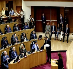 EL MINISTRO DE LA DEFENSA PARTICIPÓ EN LA APERTURA DE SESIONES DE LA LEGISLATURA