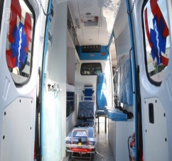 EL GOBERNADOR Y EL MINISTRO NAVARRO SUPERVISARON LOS EQUIPOS DE SALUD ADQUIRIDOS CON FONDOS QUE APORTO EL MINISTERIO PUPILAR Y DE LA DEFENSA