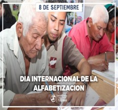 EL MINISTERIO PUPILAR Y DE LA DEFENSA VALORA LA EDUCACION EN EL DIA INTERNACIONAL DE LA ALFABETIZACION