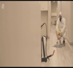 EL MINISTERIO PUPILAR Y DE LA DEFENSA REALIZA UNA DESINFECCION PROFUNDA CONTRA EL CORONAVIRUS