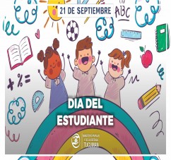 EL MINISTRO PUPILAR Y DE LA DEFENSA SALUDA A LOS Y LAS ESTUDIANTES EN SU DIA