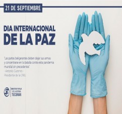 EL MINISTERIO PUPILAR Y DE LA DEFENSA EN EL DIA INTERNACIONAL DE LA PAZ