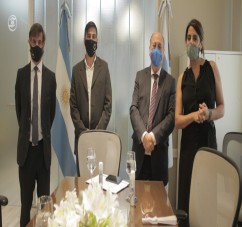 EL MINISTRO PUPILAR Y DE LA DEFENSA ACORDO TRABAJAR EN FORMA CONJUNTA CON LA TITULAR NACIONAL DEL INADI 