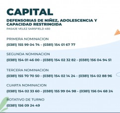 EL MINISTERIO PUPILAR Y DE LA DEFENSA PONE A DISPOSICION LOS NUEVOS TELEFONOS PARA COMUNICARSE