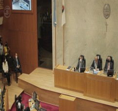 EL MINISTRO PUPILAR Y DE LA DEFENSA PARTICIPO EN LA APERTURA DE SESIONES 2021 EN LA LEGISLATURA PROVINCIA